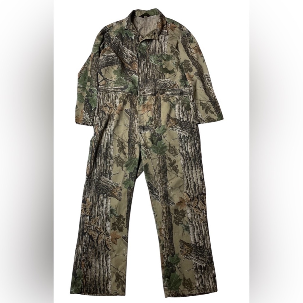 Vintage Liberty Men Medium Large Coveralls Camouflage Lightweight Hunt Realtree